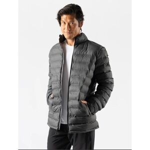 Rabbit Running The Toaster Jacket Men XS Dark Gray Water Repellent Puffer Coat